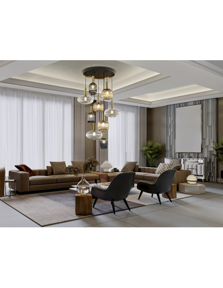 Lámpara Norma 9 Luces