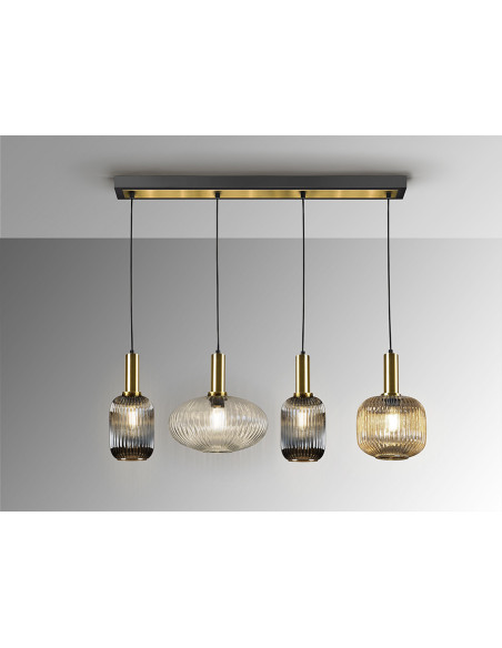 Lámpara Norma Lineal 4 Luces