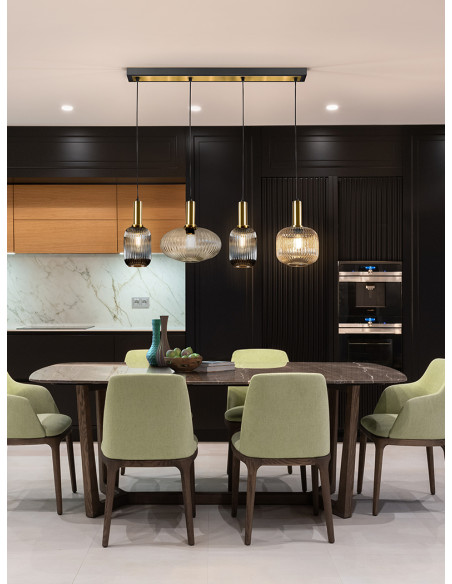 Lámpara Norma Lineal 4 Luces