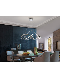 LAMPARA MOLLY 80 CROMO 2