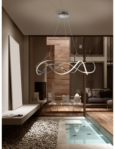 LAMPARA MOLLY 110 CROMO