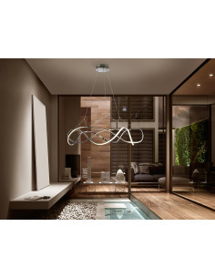 LAMPARA MOLLY 110 CROMO 2