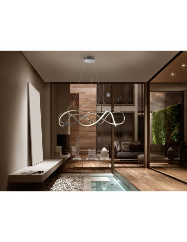 LAMPARA MOLLY 110 CROMO