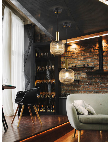 Lámpara Norma 1Luz Ambar