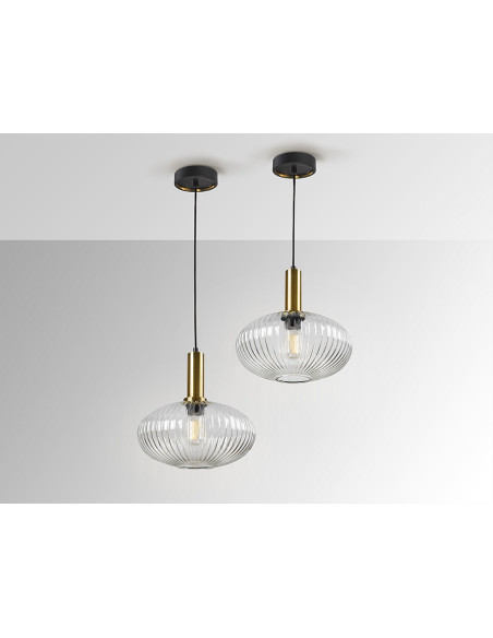 Lámpara Norma 1 Luz Transparente