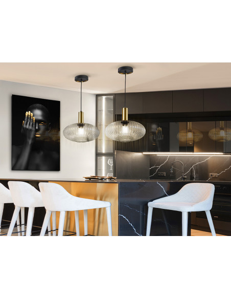 Lámpara Norma 1 Luz Transparente