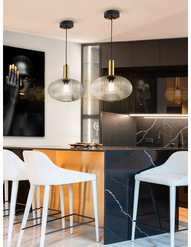 Lámpara Norma 1 Luz Transparente