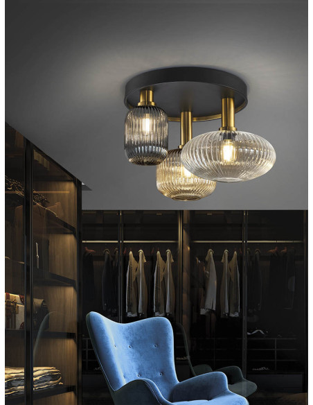 Plafón Norma 3 Luces