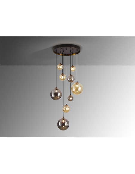 Lámpara Dark 9 luces