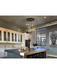 Lámpara Dark 9 luces 2