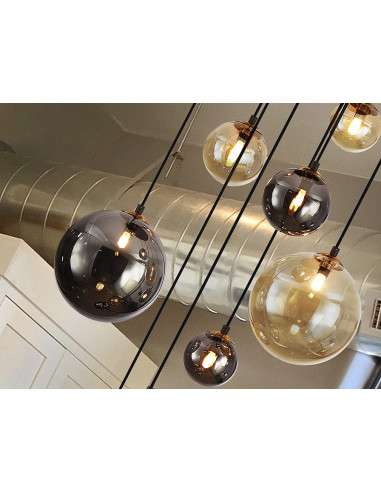 Lámpara Dark 9 luces