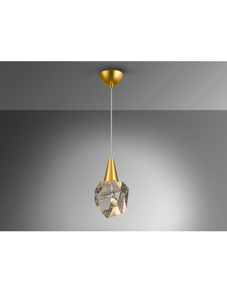 Lámpara Aquaria Oro 1 luz