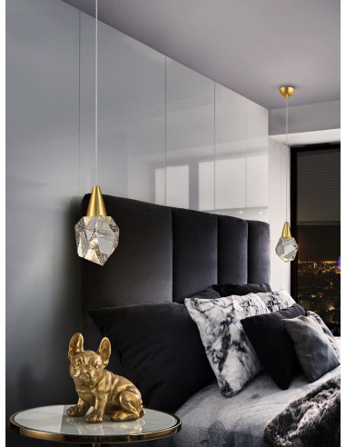 Lámpara Aquaria Oro 1 luz