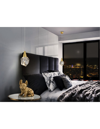 Lámpara Aquaria Oro 1 luz