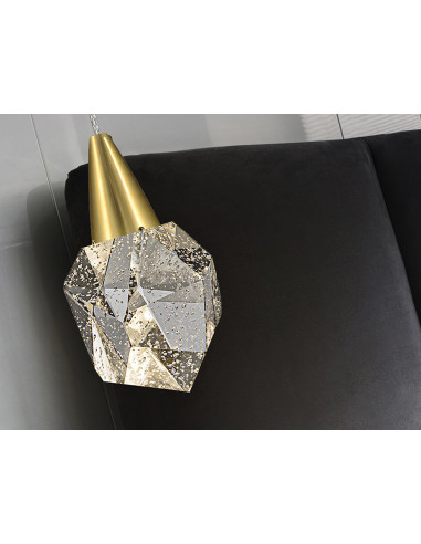 Lámpara Aquaria Oro 1 luz