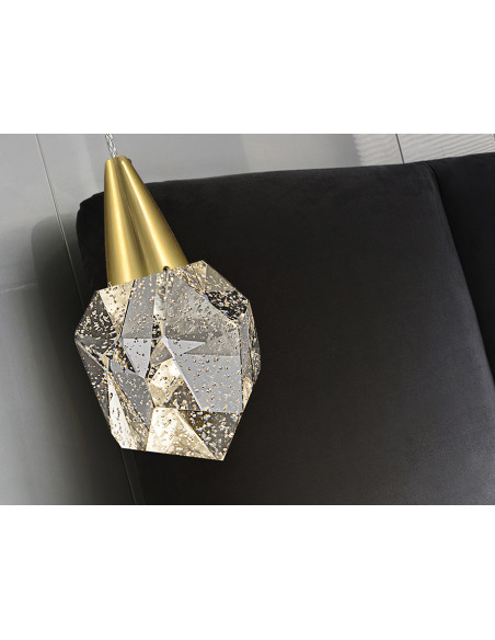 Lámpara Aquaria Oro 1 luz