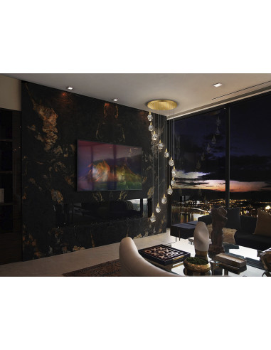 Lámpara Aquaria Oro 12 luces