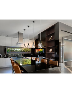 Lámpara Aquaria Cromo 1 luz 2