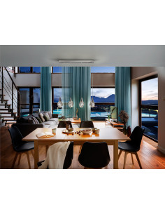 Lámpara Aquaria Cromo 4 luces 2