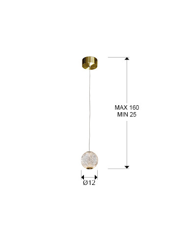 Lámpara Austral 1 luz