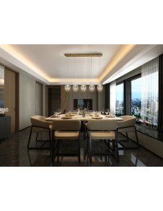 Lámpara lineal Austral 5 luces 2