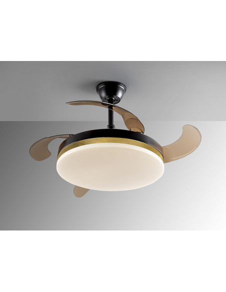 Ventilador Vento negro-oro
