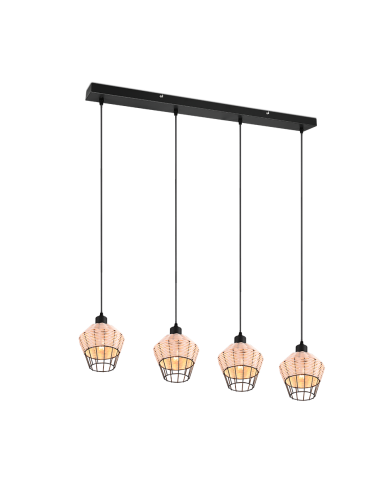 Lámpara Borka 4 luces