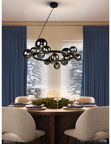 LAMPARA ASTROS 14 LUCES