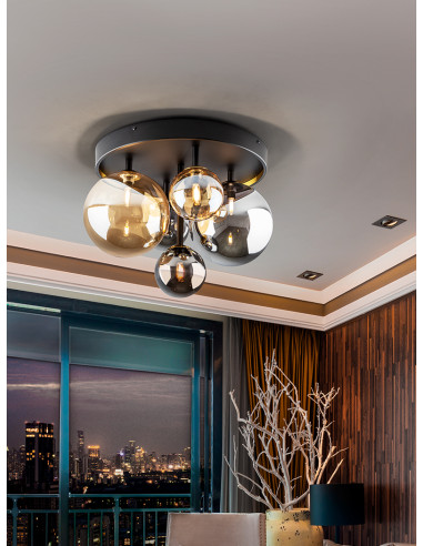 PLAFÓN DARK 5 LUCES