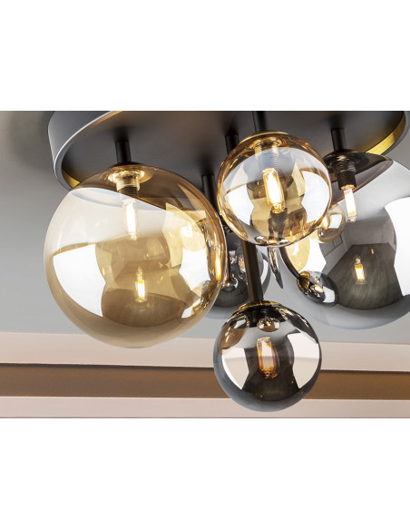 PLAFÓN DARK 5 LUCES