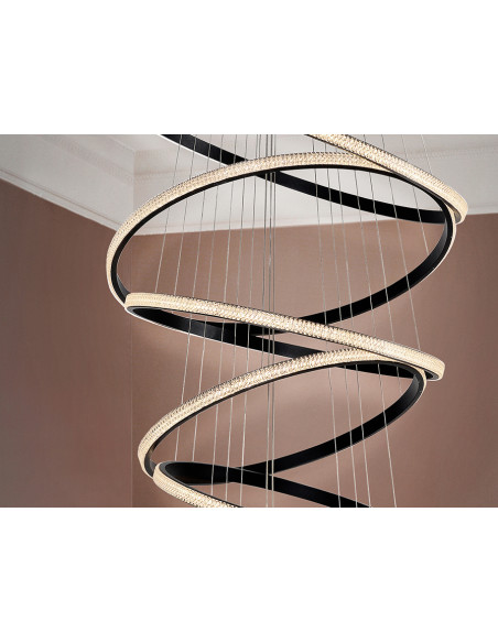 LÁMPARA RING 8 AROS 3.000K