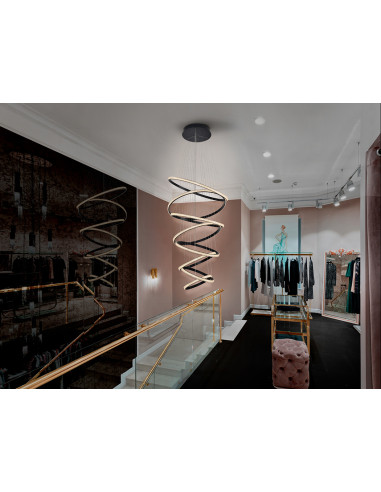 LÁMPARA RING 8 AROS 3.000K