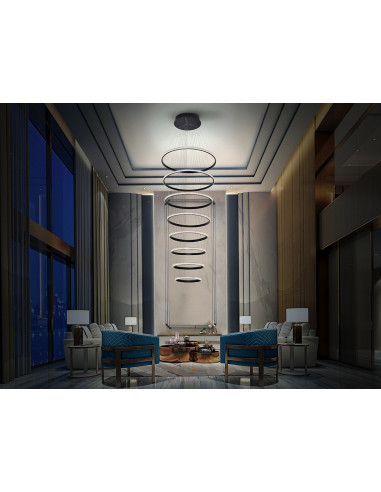 LÁMPARA RING 8 AROS 4.000K