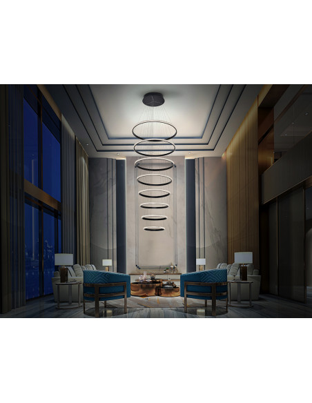 LÁMPARA RING 8 AROS 4.000K