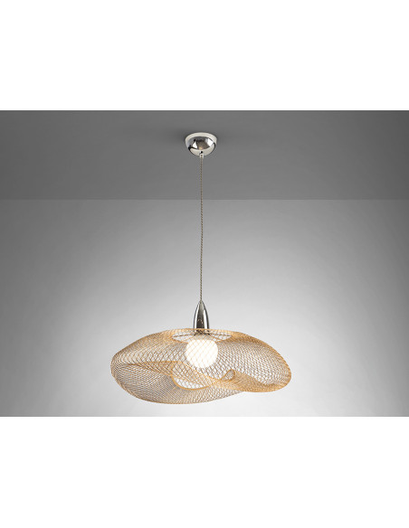 COLGANTE FORMA 1L CROMO/ORO