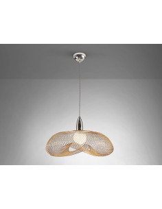 COLGANTE FORMA 1L CROMO/ORO 2