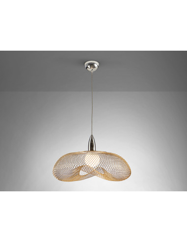 COLGANTE FORMA 1L CROMO/ORO