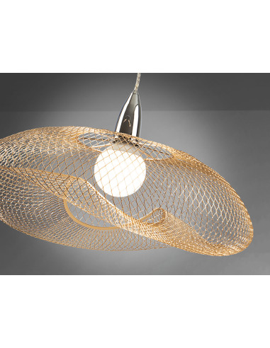 COLGANTE FORMA 1L CROMO/ORO