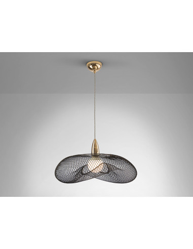 COLGANTE FORMA 1L NEGRO/ORO