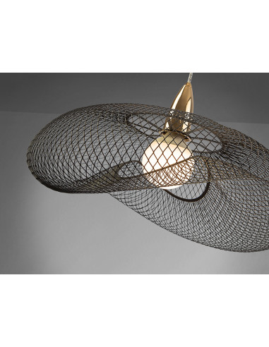 COLGANTE FORMA 1L NEGRO/ORO