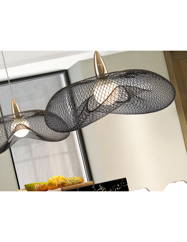 COLGANTE FORMA 1L NEGRO/ORO