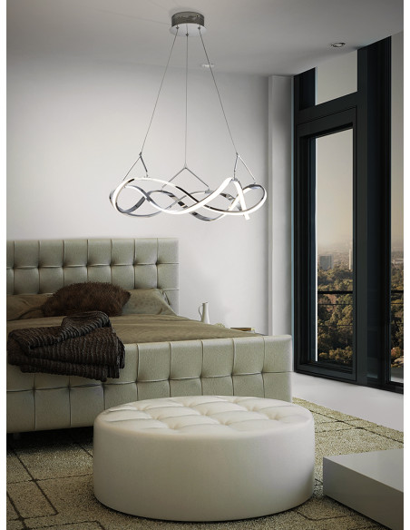 LÁMPARA MOLLY 50 CROMO