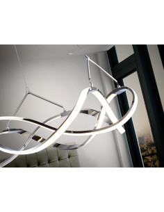 LÁMPARA MOLLY 50 CROMO 2