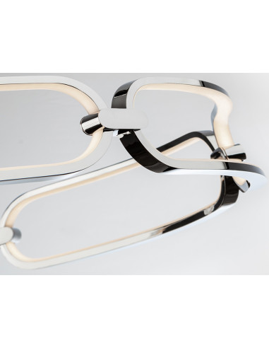PLAFON COLETTE 80 CROMO