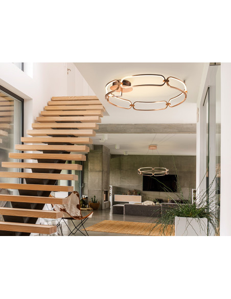 PLAFON COLETTE 80 ORO ROSA