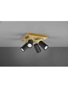 PLAFÓN 4 FOCOS MARLEY NEGRO... 2