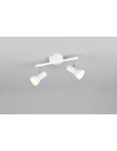 REGLETA 2 FOCOS CANTAR BLANCO