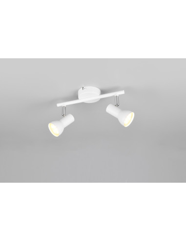 REGLETA 2 FOCOS CANTAR BLANCO