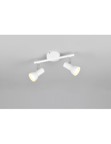 REGLETA 2 FOCOS CANTAR BLANCO