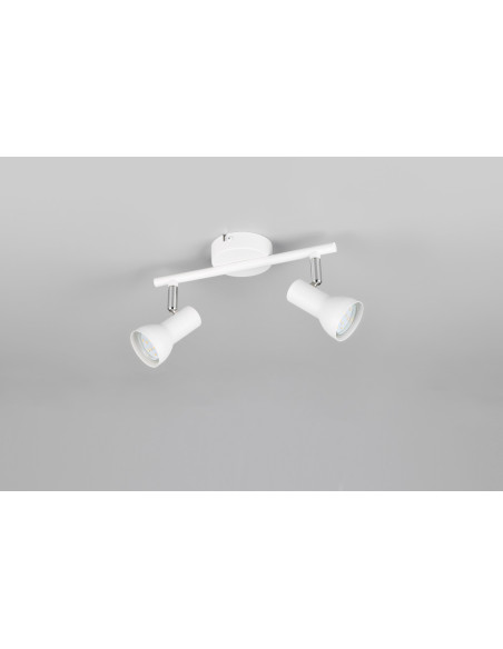REGLETA 2 FOCOS CANTAR BLANCO